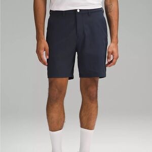 Lululemon Mens ABC Classic Fit Golf Short- Navy Blue